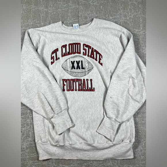 Champion Other - Vintage 90s Champion St. Cloud State Football Crewneck Reverse Weave Sweatshirt